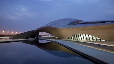 Beeah Headquarters in Sharjah, which was designed by Zaha Hadid Architects. Photo: Matthews Southwest
