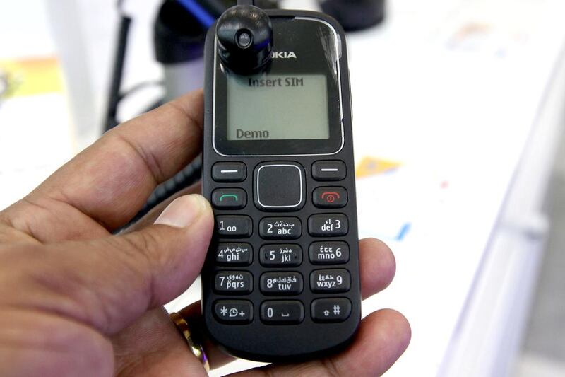 5. Nokia 1280/1282 - with 2.1 per cent of the UAE market. Pawan Singh / The National
