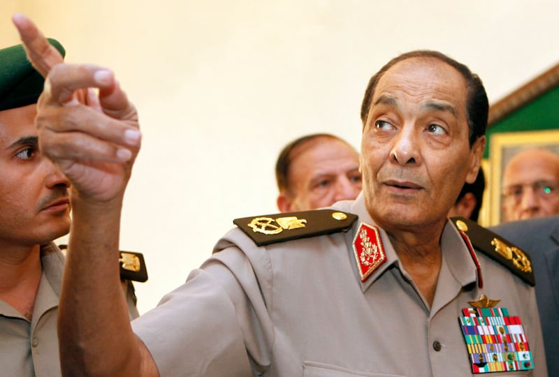 Field Marshal Tantawi, head of Egypt's ruling military council, in Cairo on September 13, 2011. AFP