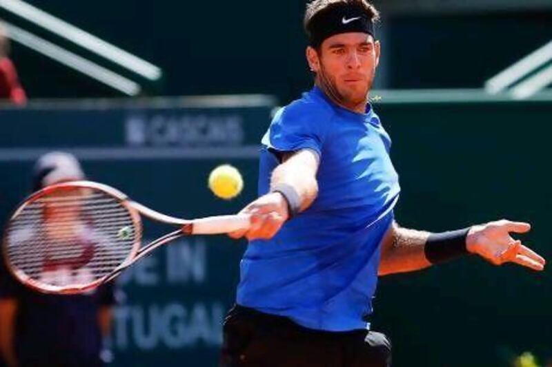 Juan Martin Del Potro is the most likely prospect to break the domination of the top four in men's tennis.