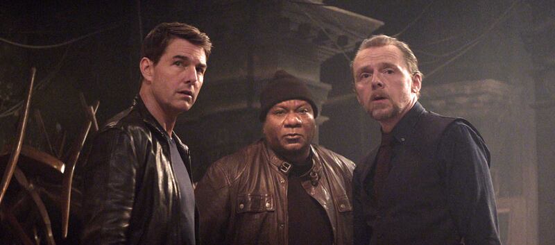 Tom Cruise, Ving Rhames and Simon Pegg in the seventh instalment of the Mission: Impossible franchise