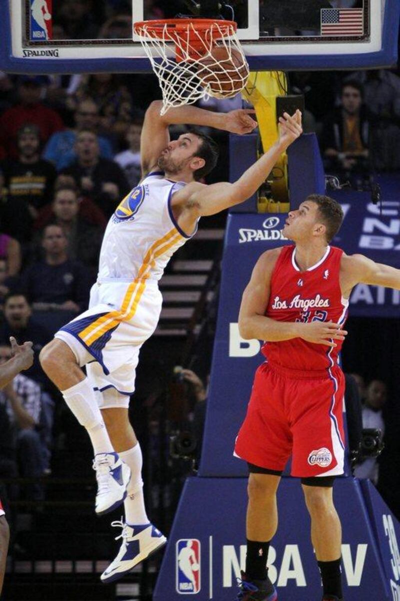 Andrew Bogut hasn't missed a game due to injury with the Warriors this year. Lance Eversen / USA Today Sports 