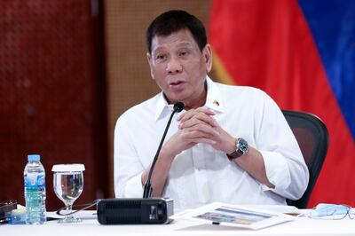 Philippine President Rodrigo Duterte presided over a bloody drugs purge linked to thousands of deaths. AP 