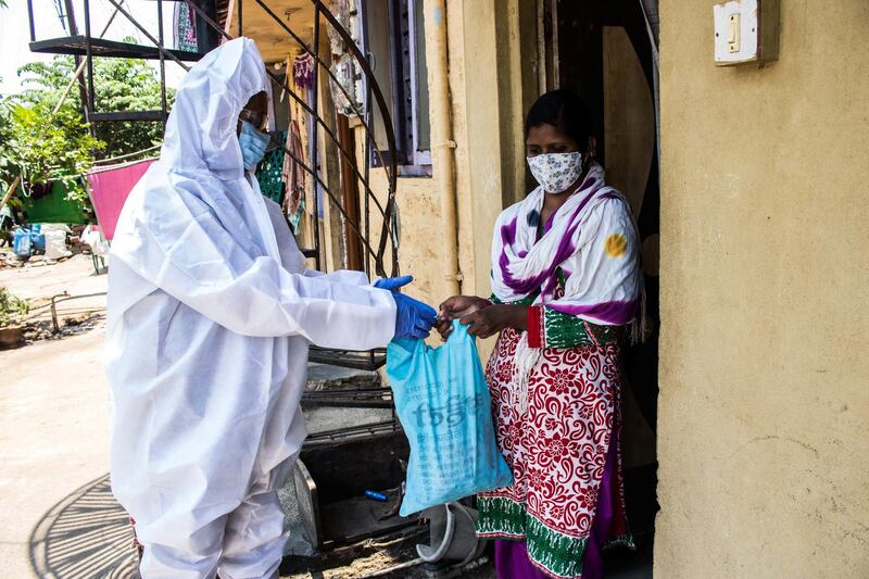 Jitendra also brings medicines, groceries, and vegetables for patients. Sanket Jain for The National