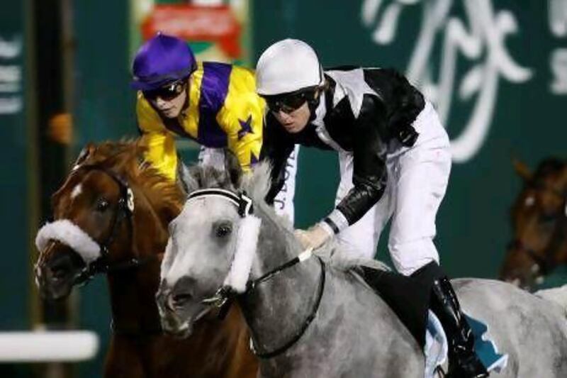 Patrick Cosgrave, left, was the top jockey at Sharah Equestrian and Racing Club last season. Construction in and around the facility has forced it to be removed this season's racing schedule.