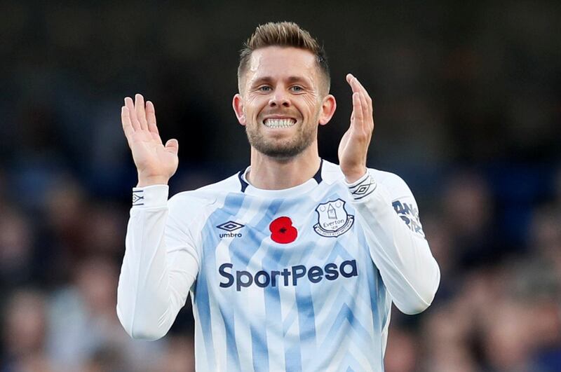 FILE PHOTO: Everton's Gylfi Sigurdsson at Stamford Bridge, London, Britain - November 11, 2018. REUTERS/David Klein/File Photo