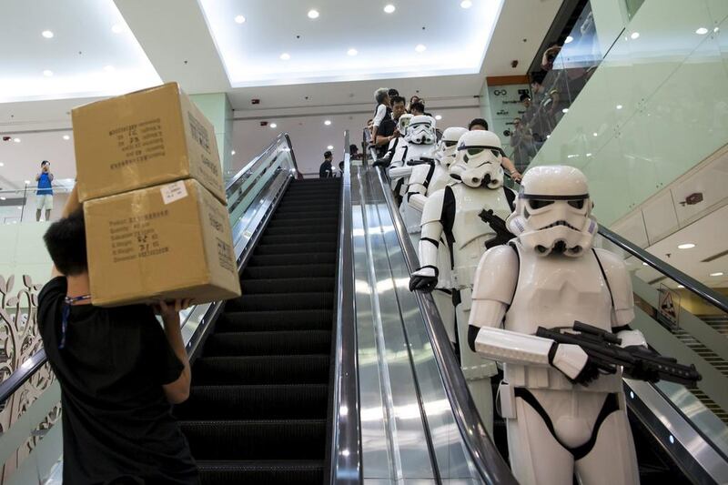 Force Friday in Hong Kong. Tyrone Siu / Reuters