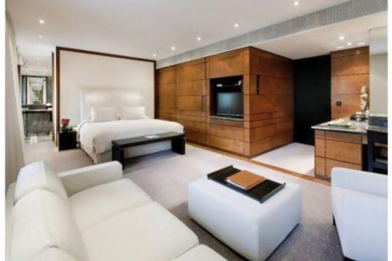 The Halkin boasts one of the best addresses in London and offers spacious, chic rooms. Courtesy COMO Hotels and Resorts