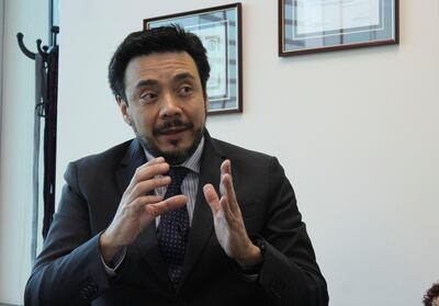 Chilean prosecutor Emiliano Arias, who is leading an investigation against alleged sex abuse crimes by Roman Catholic priests, gestures during an interview with Reuters in Rancagua, Chile, July 18, 2018. Picture taken July 18, 2018. REUTERS/Esteban Medel