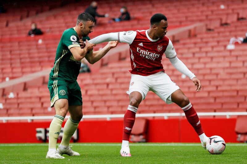 Gabriel - 7: Brazilian defender signed from Lille appears to have slotted easily into Arteta’s defensive plan, although Sheffield United failed to put them under much pressure until the last 10 minutes. Getty
