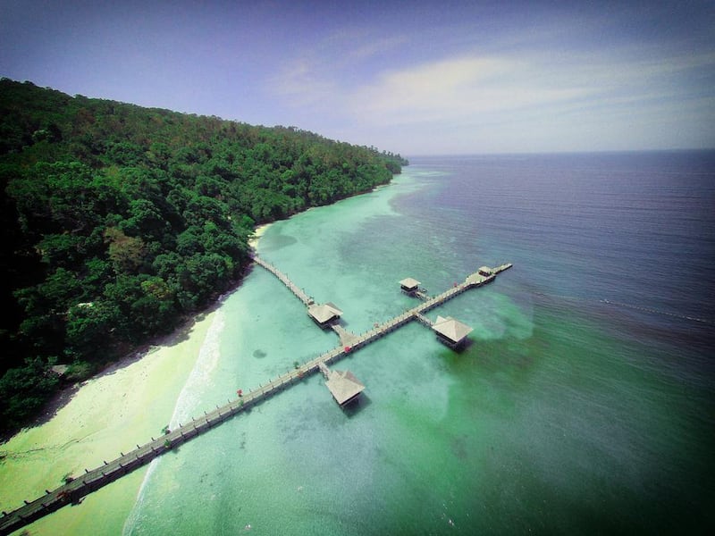Bunga Raya Island Resort. Courtesy Bunga Raya Island Resort