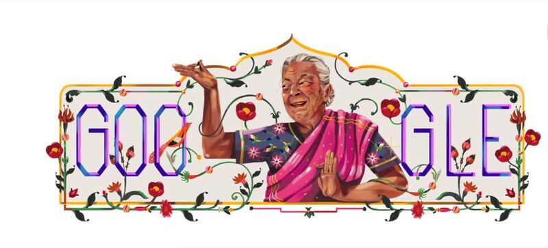 Wednesday's Google Doodle pays tribute to Zohra Sehgal. Google 
