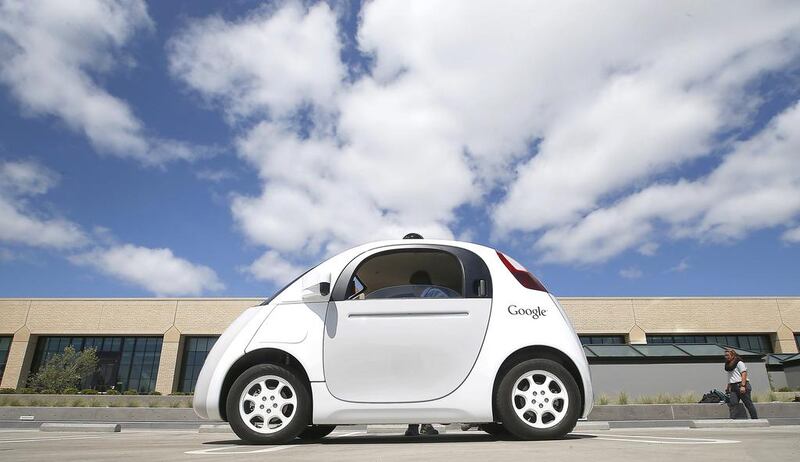 Google’s self-driving prototype, ‘the Koala'. Tony Avelar / AP Photo.