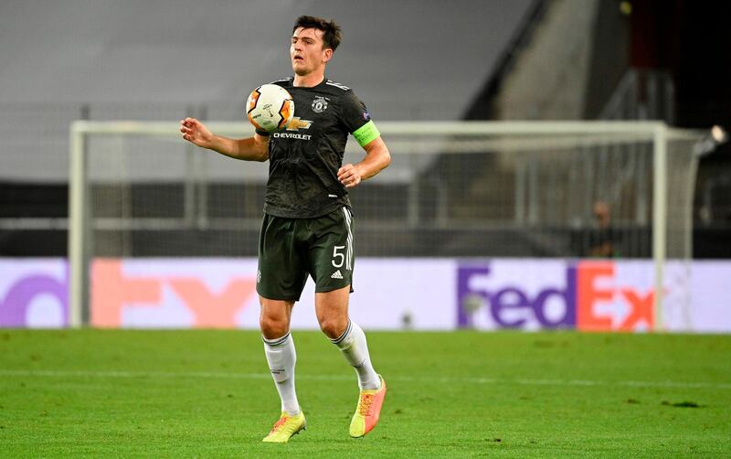 Harry Maguire 6. Emotional. At heart of defence that let United down. AFP