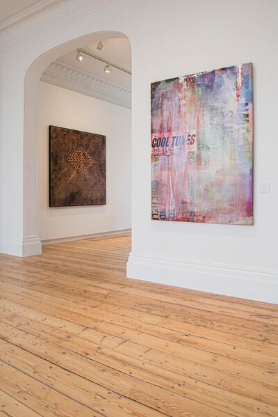 Cromwell Place Gallery in South Kensington, London. Gallery Lehmann Maupin, Artwork: Mandy El-Sayegh