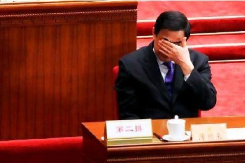 Bo Xilai, Secretary of the Chongqing Municipal Committee of the Communist Party of China, was reportedly fired from his job March 15. (imaginechina)