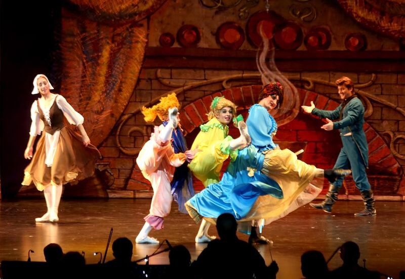 The Royal Moscow Ballet’s production of Cinderella includes slapstick and comic relief. Delores Johnson / The National