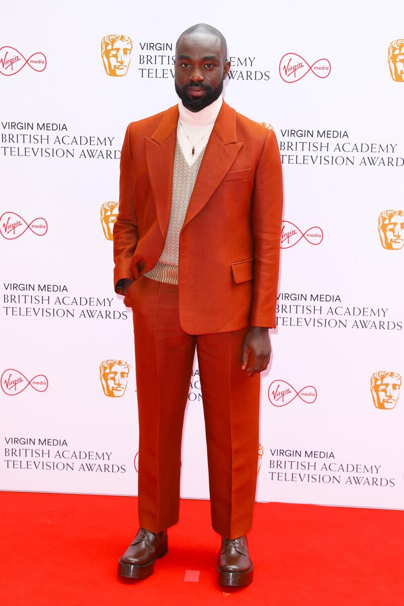 Actor Paapa Essiedu attends the Bafta Television Awards at Television Centre on June 6, 2021 in London, England. Getty Images