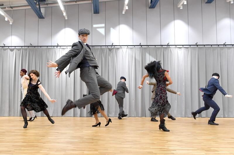 On Monday in Birmingham dancers performed during the press launch of a Rambert Dance production entitled 'Peaky Blinders: The Redemption of Thomas Shelby', inspired by the television series. Getty Images