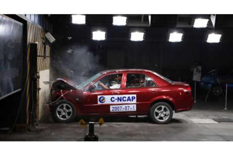 C-NCAP, the Chinese version of the New Car Assessment Programme, predicts further improvements to Chinese car safety levels .