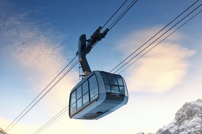 Arlberg's ski destinations are now connected by a 54-mile ski lift system. Courtesy Ski Arlberg