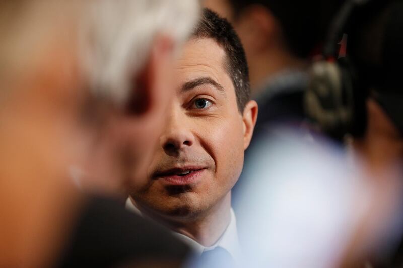 Pete Buttigieg added that the Trump exit from the deal “set off the chain of events that we’re now dealing with as it escalates even closer to the brink of outright war." AFP