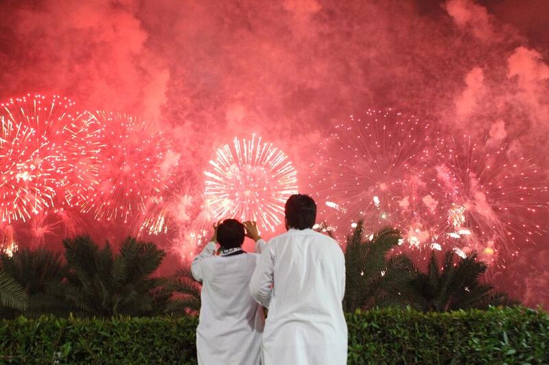 Abu Dhabi Police warned residents against the dangers of using fireworks. Mona Al-Marzouqi / The National