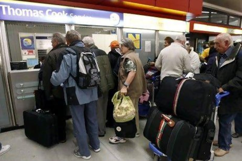 Up to 160,000 holiday bookings with Thomas Cook to Egypt and Tunisia were cancelled because of regional unrest.