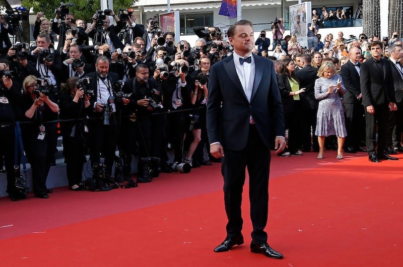 Leonardo DiCaprio attends the screening of 'Once Upon A Time In Hollywood' during the Cannes Film Festival on May 21, 2019. Reuters