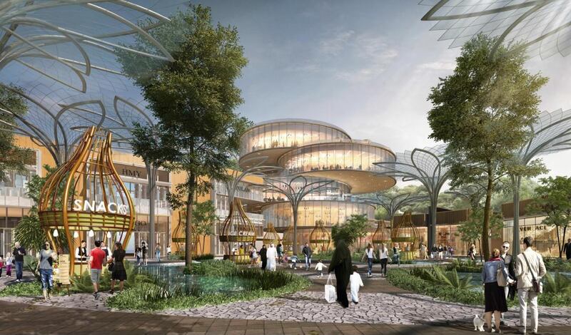 A rendering of the planned Marina Walk. Courtesy Marina Mall Abu Dhabi