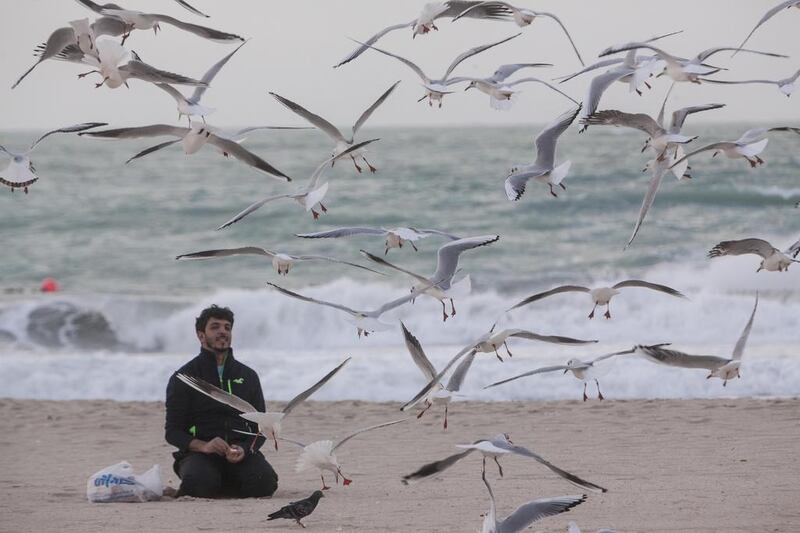 It could be rainy and windy in some areas today. Antonie Robertson / The National