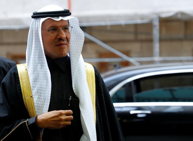 Saudi Arabia's Minister of Energy Prince Abdulaziz bin Salman Al-Saud arrives at the OPEC headquarters in Vienna, Austria December 5, 2019. REUTERS/Leonhard Foeger