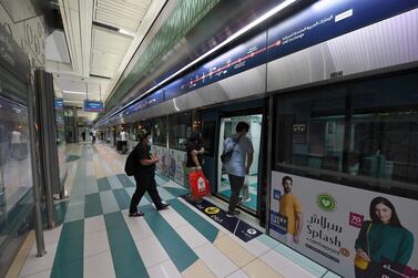 Dubai authorities have recently allowed public transport to resume services. AFP