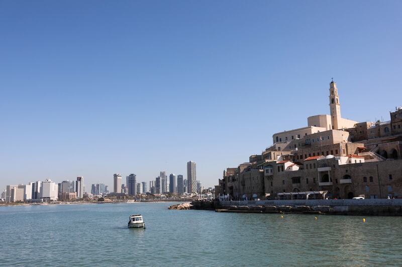 10. A view of the Old Jaffa Port in Tel Aviv. A strong vaccine drive has helped Israel's travel recovery. EPA