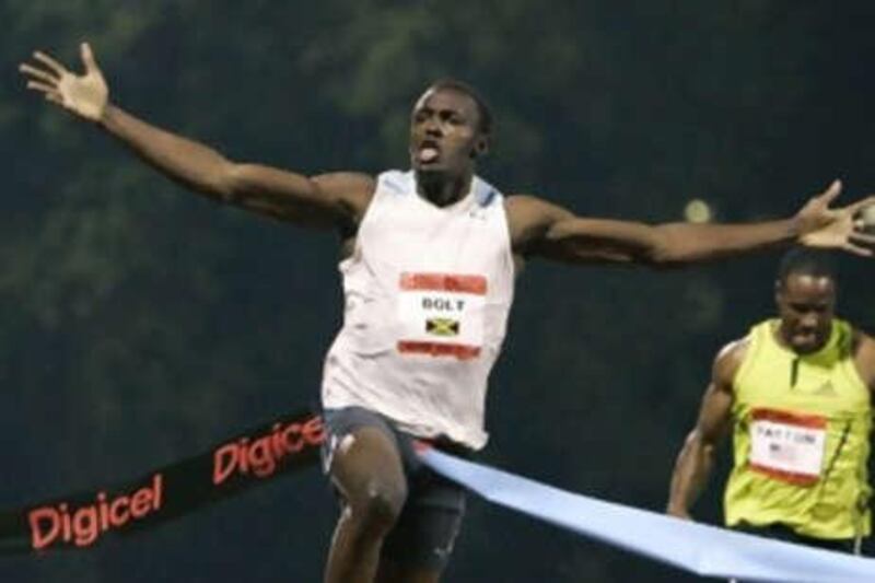 The Jamaican Usain Bolt celebrates a world record in the 100m in New York. It was officially ratified yesterday.