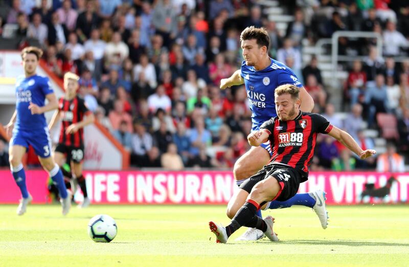 Left midfield: Ryan Fraser (Bournemouth) – The tormentor of Leicester scored twice and sparkled as Bournemouth surged into a 4-0 lead in an eventual 4-2 win. Getty Images