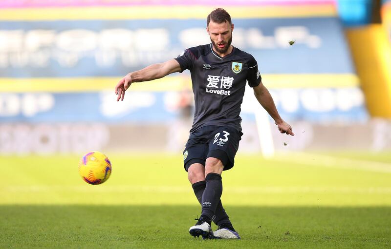 Erik Pieters - 6: Allowed ball to go through his legs and give Rodrigo chance to shoot at goal. Weak left-footed finish as Burnley finally started to apply some pressure on Leeds after torrid opening 30 minutes. Getty