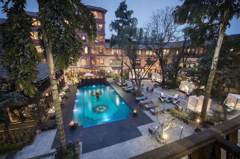 Dwarika’s Hotel is a luxury hotel in Kathmandu, Nepal. It is located in Battisputali. Photo by Viran de Silva