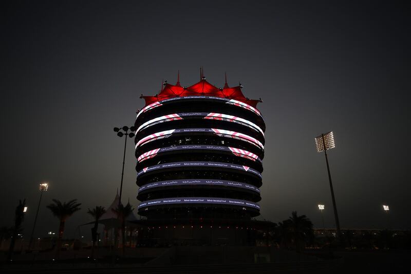 The Sakhir Tower at  Bahrain International Circuit. Getty