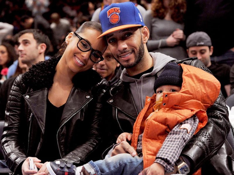 Alicia Keys with Swizz Beatz and their son Egypt. Christopher Pasatieri / Getty Images / AFP