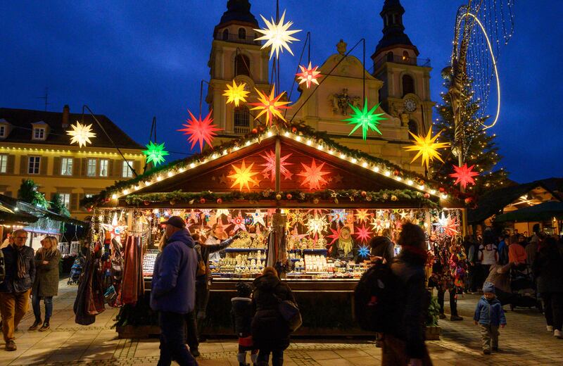 Dozens of Christmas markets in Germany open around the end of November. AFP