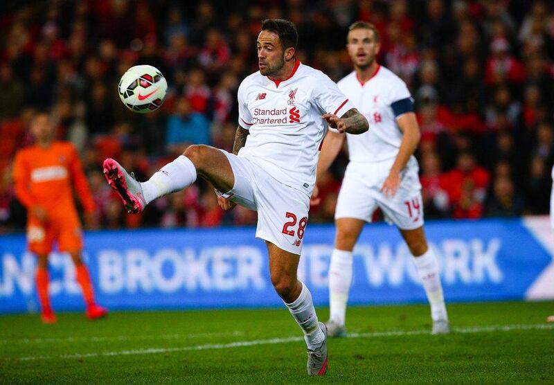 Danny Ings of Liverpool controls the ball during the friendly on Friday against Brisbane Roar. Patrick Hamilton / AFP