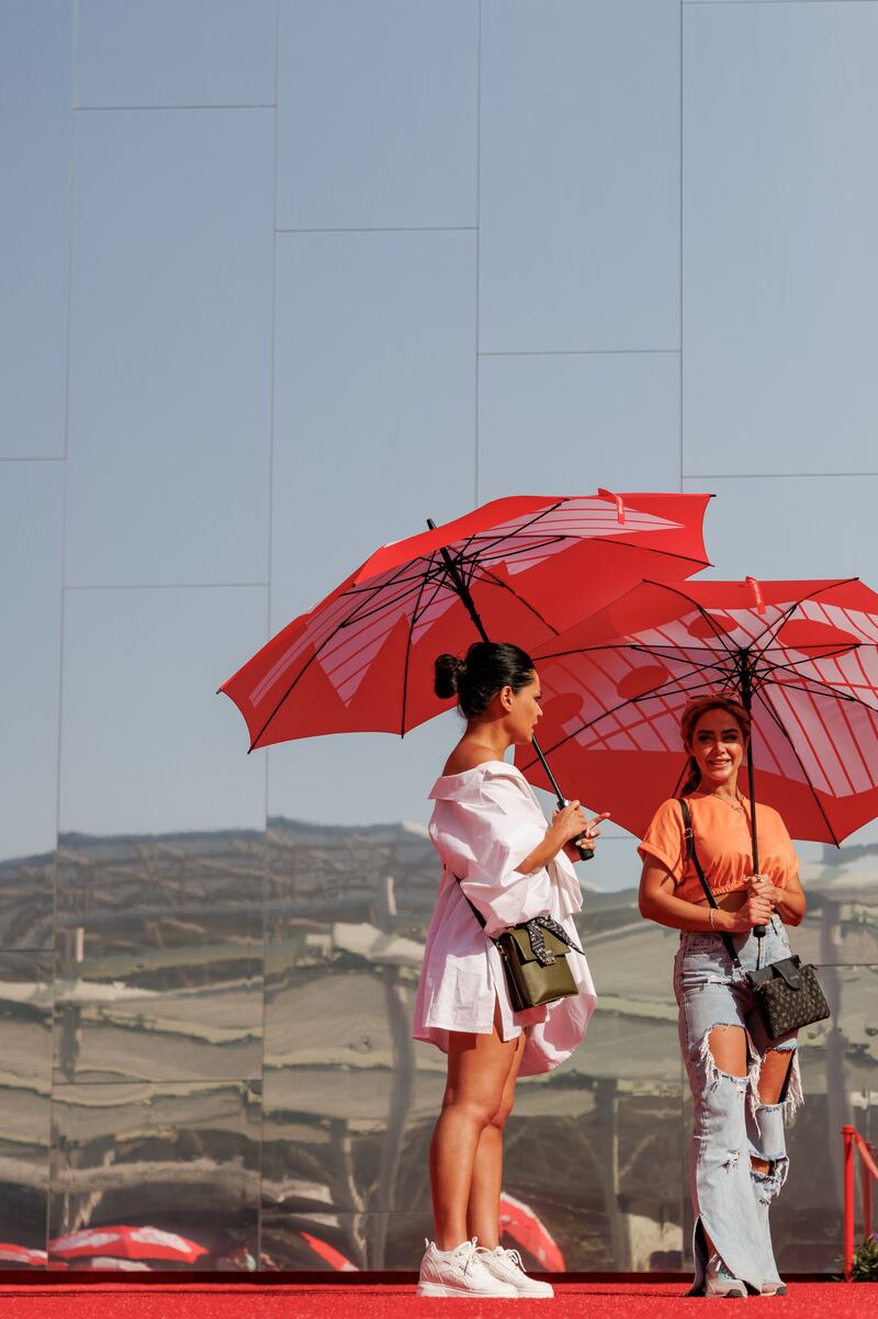 Visitors outside the Switzerland Pavilion. Photo: Expo 2020 Dubai