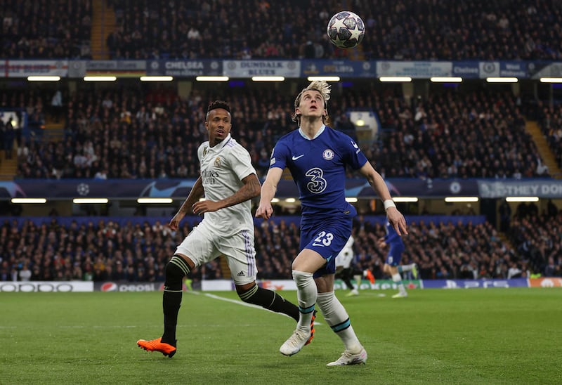 Conor Gallagher – 6. Handed a surprise start in a packed midfield, sitting behind Havertz. He found himself in all the right places but was unable to get the vital touch to trouble Real Madrid. AFP