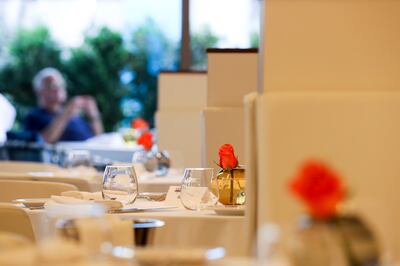Cafe Milano's Expo 2020 Dubai pop-up offers fine Italian dining. Khushnum Bhandari / The National 

