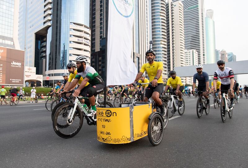 Dubai Fitness Challenge encourages the city’s residents to commit to 30 minutes of daily activity for 30 days. 