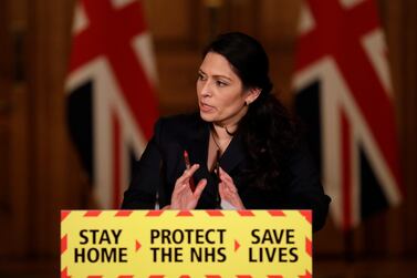 Britain's Home Secretary Priti Patel. Getty Images