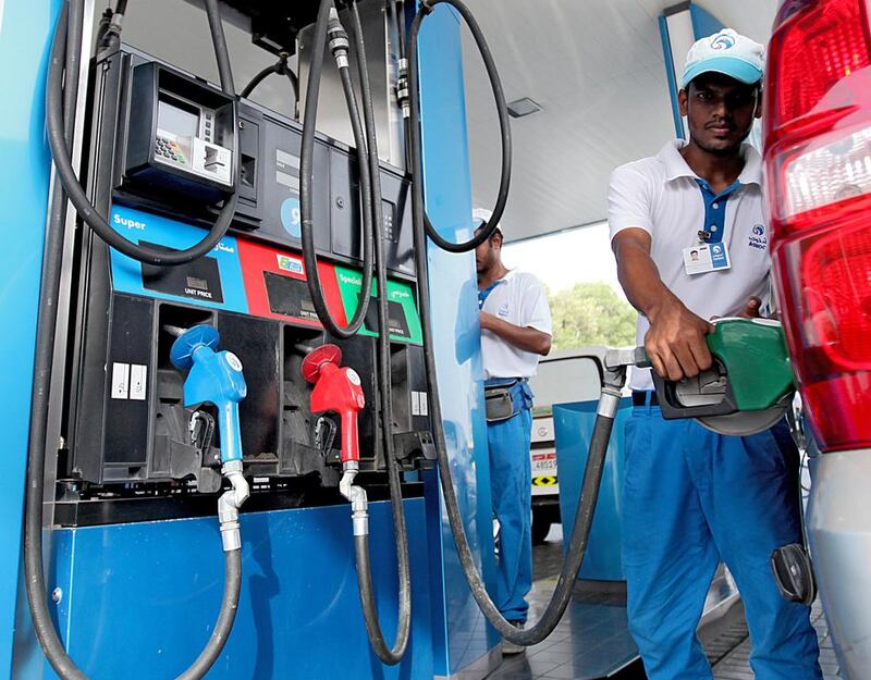 Lowering petrol prices would not be a wise move for the UAE. Photo: Fatima Al Marzooqi /The National