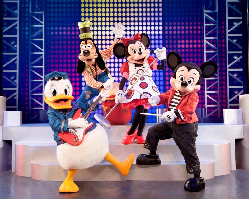 Donald Duck, Goofy, Minnie Mouse and Mickey Mouse, are all part of the Disney Live! show coming to the UAE. Jan. 2014
CREDIT: Courtesy Feld Entertainment
