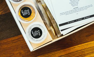 The chefs behind Folly by Nick and Scott have started weekly recipe boxes that can be delivered to your doorstep. Supplied